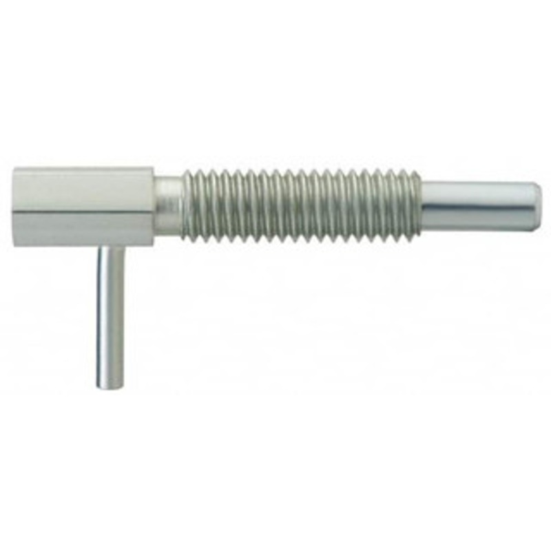 Gibraltar 5/8-11, 1.82 Thread Length, 0.38 Plunger Diam, 1 Lb Init to 5 Lb Final End Force, Stainless Steel Locking L Handle Plunger 3.05 Body Length, 2 Length Under Head, 1 Plunger Projection LLS-7-G – 64168743