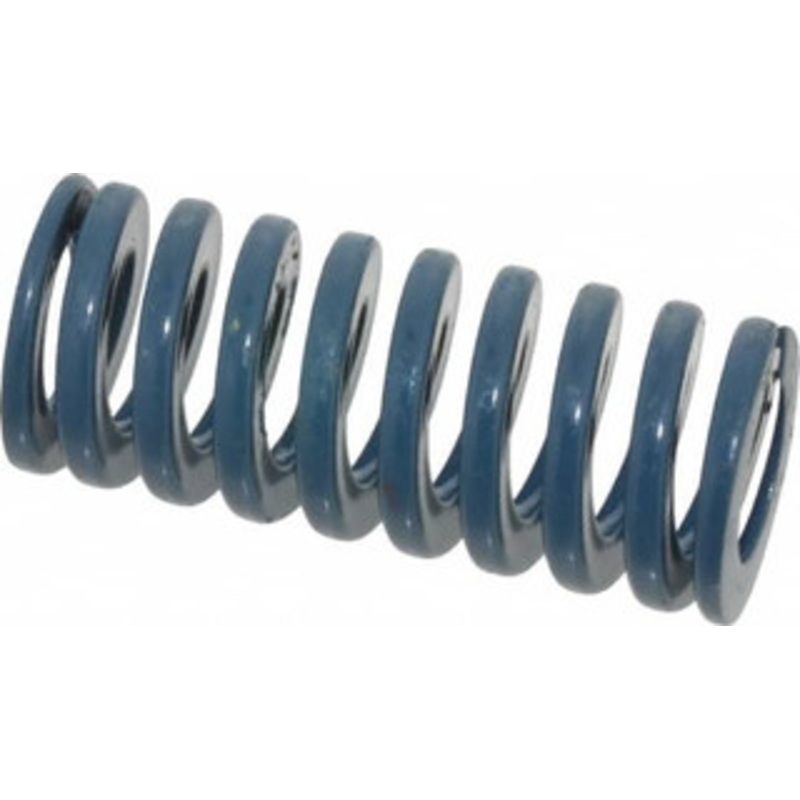 Danly 3/4 Hole Diam, 3/8 Rod Diam, 1-3/4 Free Length, Blue Die Spring 25.8 Lb Max Deflection, 0.65 Max Deflection, Medium Duty, Chromium Vanadium Steel 9-1207-21 – 76012640