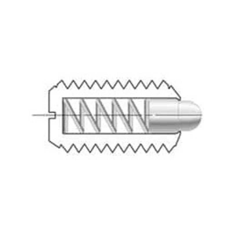 Gibraltar 5/8-11, 1-1/16 Thread Length, 0.215 Plunger Projection, Stainless Steel Threaded Spring Plunger 0.31 Max Plunger Diam, 1.062 Plunger Length, 7 Lb Init End Force, 50 Lb Final End Force SSWN10-10S-G – 65219685