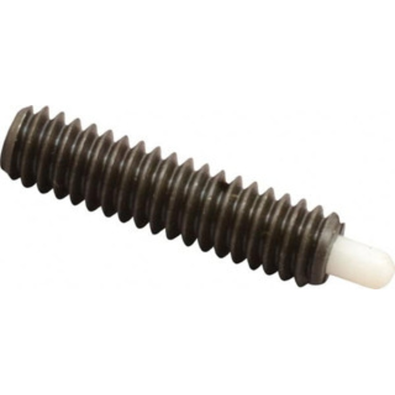 Vlier 1/4-20, 1 Thread Length, 3/16 Plunger Projection, Steel Threaded Spring Plunger 0.116 – 0.118 Max Plunger Diam, 1 Plunger Length, 1 Lb Init End Force, 4 Lb Final End Force NNS55 – 62118377