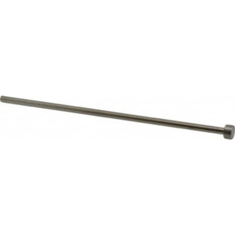 Gibraltar 11/64 Pin Diam, 11/32 Head Diam x 3/16 Head Height, 6 OAL, Straight Ejector Pin Steel, 5-13/16 Pin Length LEP2114-G – 74475963