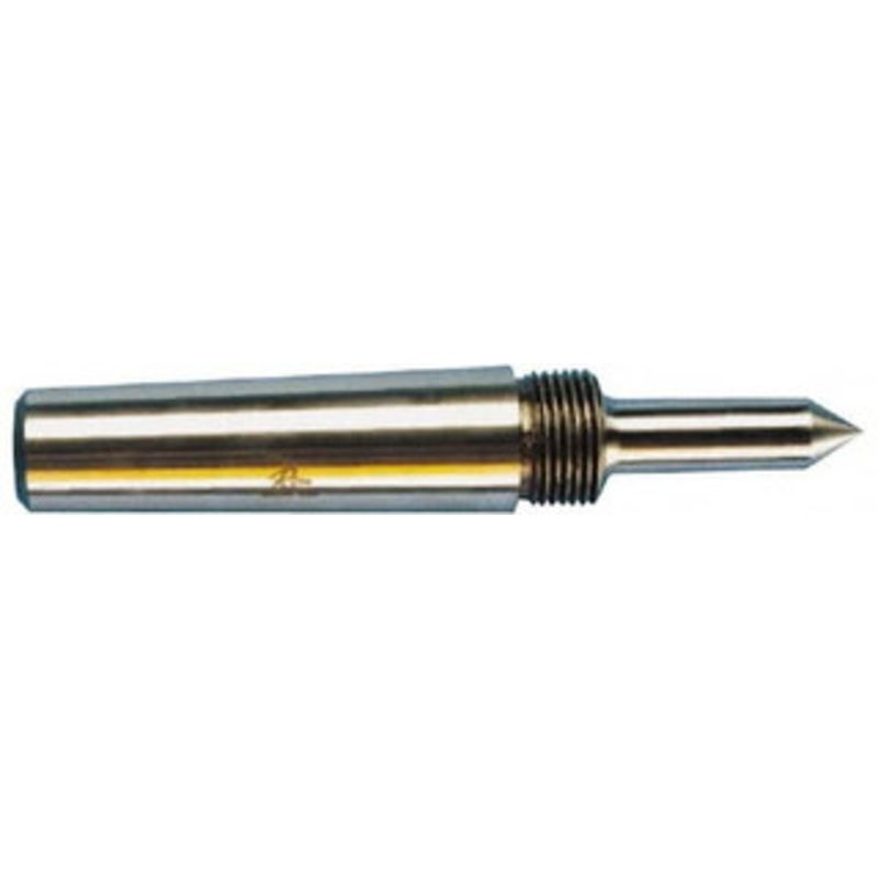 Riten 1/2 Head Diam, Carbide-Tipped Steel Long Point Solid Dead Center 3MT Morse Taper, 1/2 Point Diam, 2 Point Length, 2-5/8 OAL 68923 – 67969782