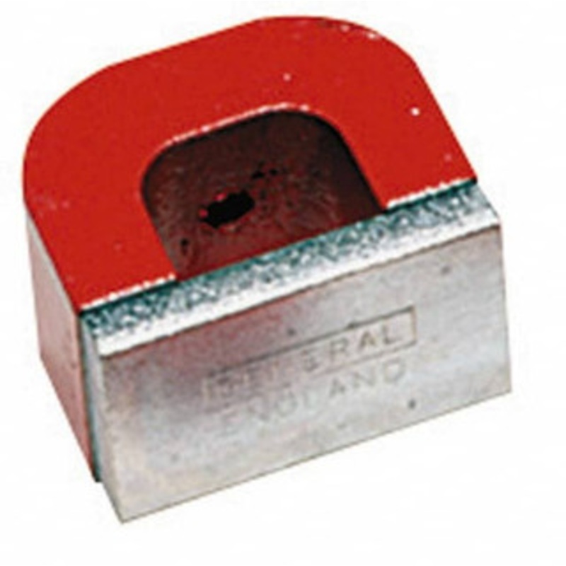 General 1 Hole, 3/16 Hole Diam, 3 Overall Width, 15/16 Deep, 2-1/2 High, 50 Lb Average Pull Force, Alnico Power Magnets 3/4 Pole Width 370-16 – 02473643