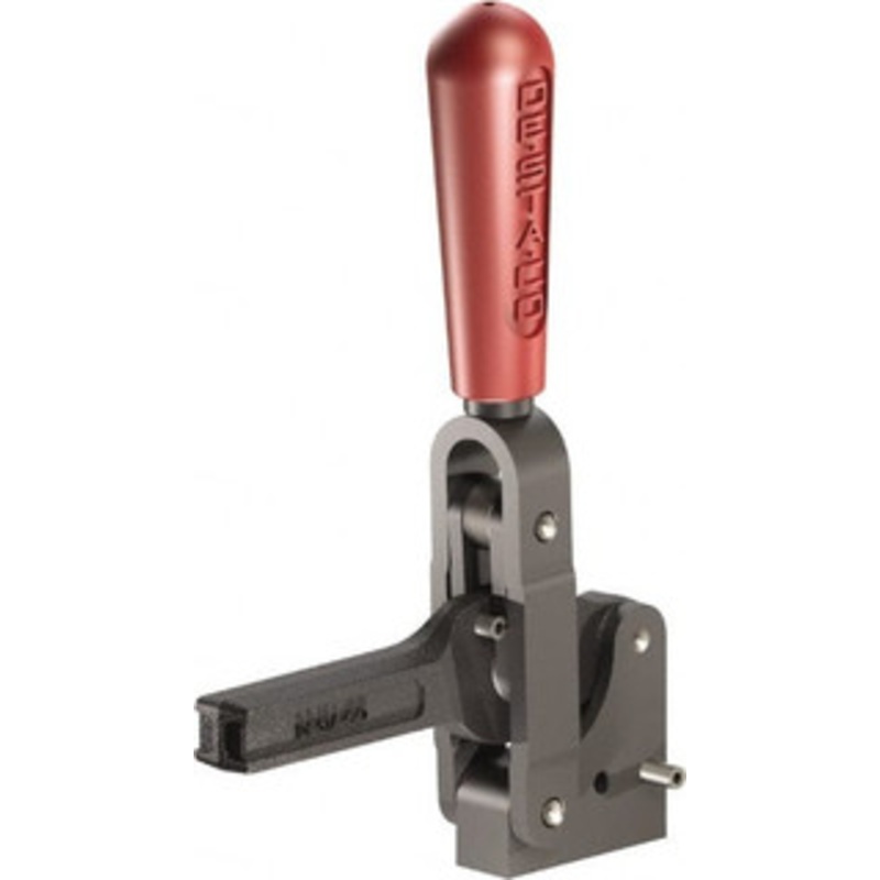 Destaco 1,601 Lb Holding Capacity, Vertical Handle, Manual Hold Down Toggle Clamp 71 Handle Movement, 132 Bar Opening, Solid Bar, Solid Base, Oxide Finish, Forged Alloy Steel 5910-B – 40503872