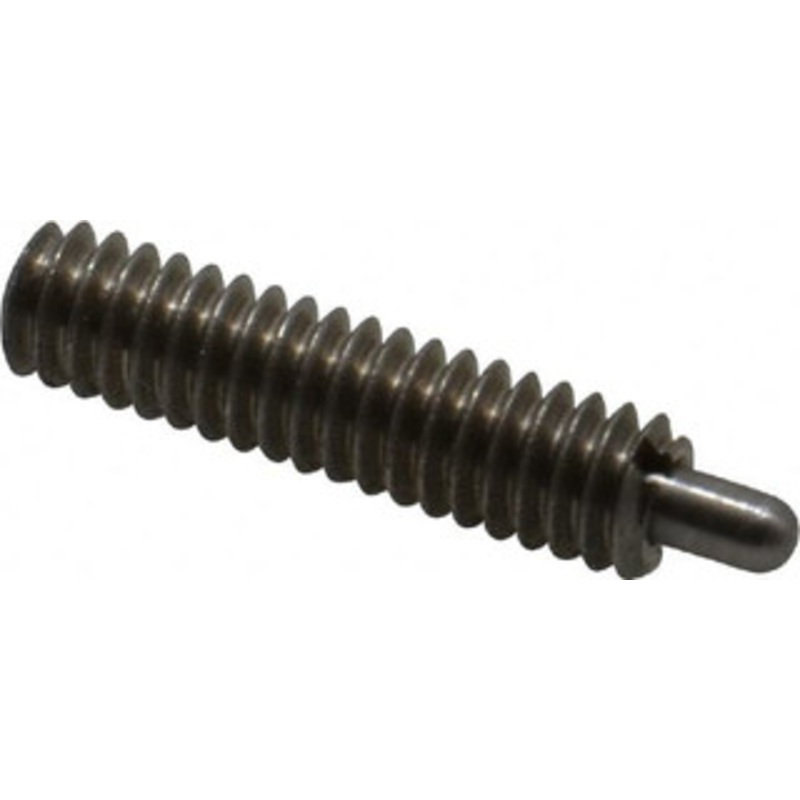 Gibraltar 1/4-20, 1 Thread Length, 3/16 Plunger Projection, Stainless Steel Threaded Spring Plunger 0.118 Max Plunger Diam, 1 Plunger Length, 3 Lb Init End Force, 13 Lb Final End Force, 0.0781 Hex SSW10-4-G – 06694798