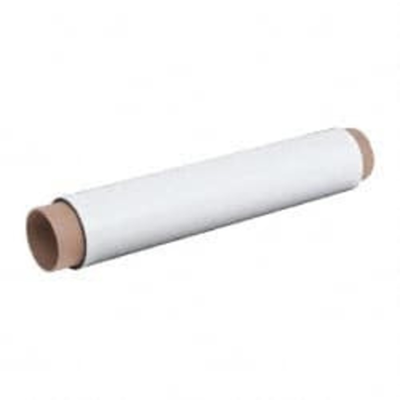 Mag-Mate 10 ft. Long x 24-3/8 Wide x 1/32 Thick Flexible Magnetic Sheet 85 Lb Max Pull Force, 196 Linear Ft/Lb Magnetic Pull Force, Plain Back, White MRS030X2437X010 – 00265280