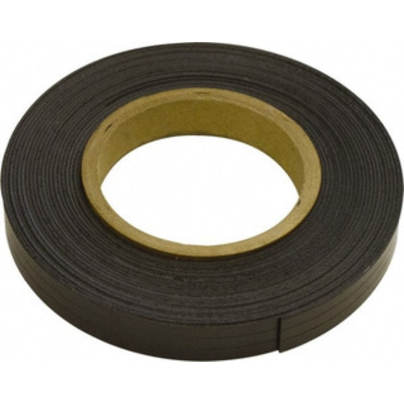 Mag-Mate 300 Long x 1/2 Wide x 1/16 Thick Flexible Magnetic Strip 6 Lb Max Pull Force, 3 Linear Ft/Lb Magnetic Pull Force, Plain Back, Dark Brown MRN060X0050X025 – 36576072