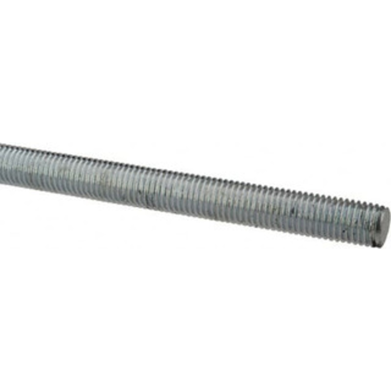 Made in USA 5/16-24 x 6 ft. Low Carbon Steel Threaded Rod Right Hand Thread, Zinc Plated Finish, UNF 20603 – 66057134