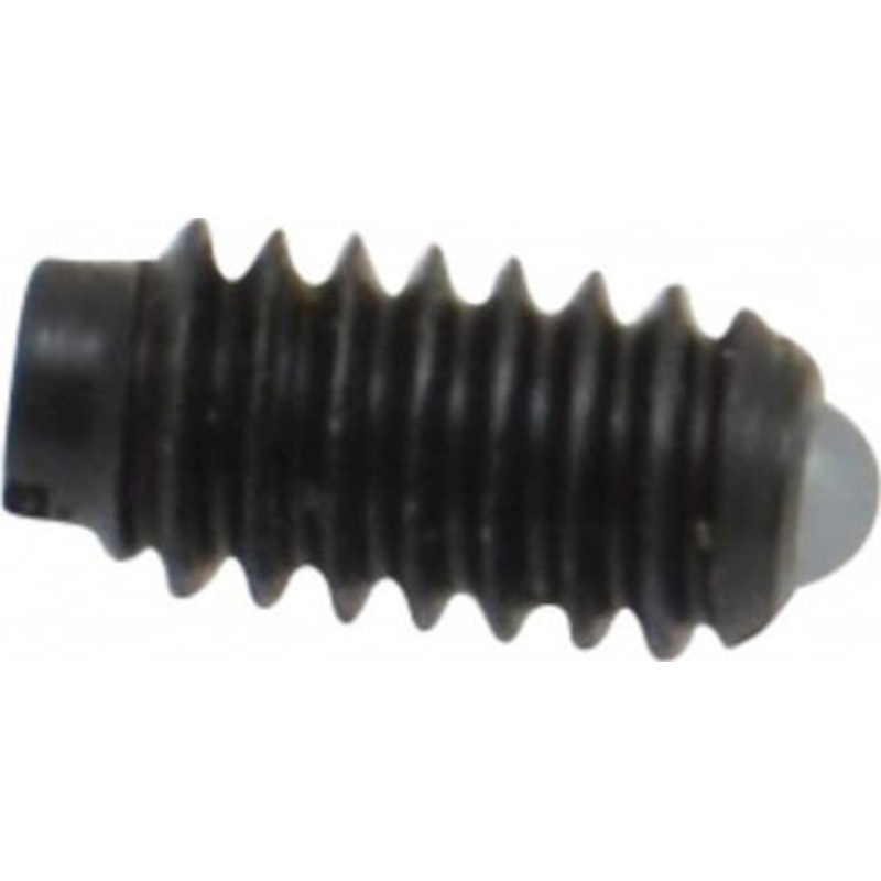 Gibraltar 5-40, 0.062 Ball Diam, 0.25 Body Length, 0.02 Max Ball Reach, Threaded Ball Plunger Steel Body, Nylon Ball, 0.25 Lb Initial End Force, 0.75 Lb Final End Force SWN10-12B-G – 06694004