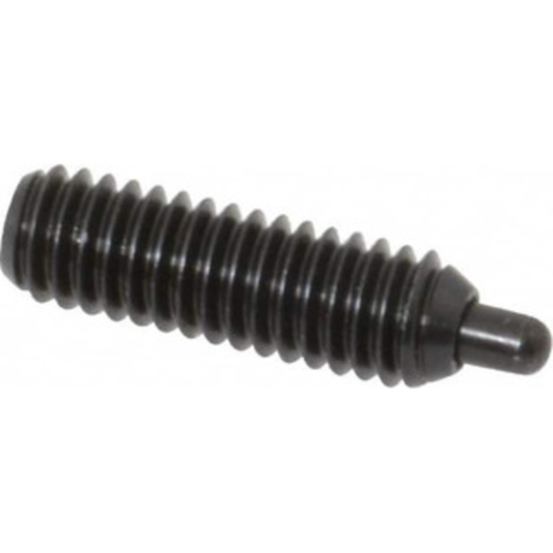 Vlier 5/16-18, 1 Thread Length, 3/16 Plunger Projection, Steel Threaded Spring Plunger 0.133 – 0.135 Max Plunger Diam, 1 Plunger Length, 3 Lb Init End Force, 15 Lb Final End Force, 0.093 Hex PH56 – 62119433
