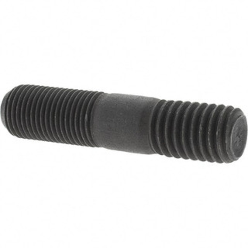Value Collection 10 Qty 1 Pack 1/2-20 Long Thread, 1/2-13 Short Thread, 2-1/4 OAL Unequal Double Threaded Stud Steel, Uncoated, 1-1/16 Long Thread Length, 3/4 Short Thread Length BD32446 – 80918840