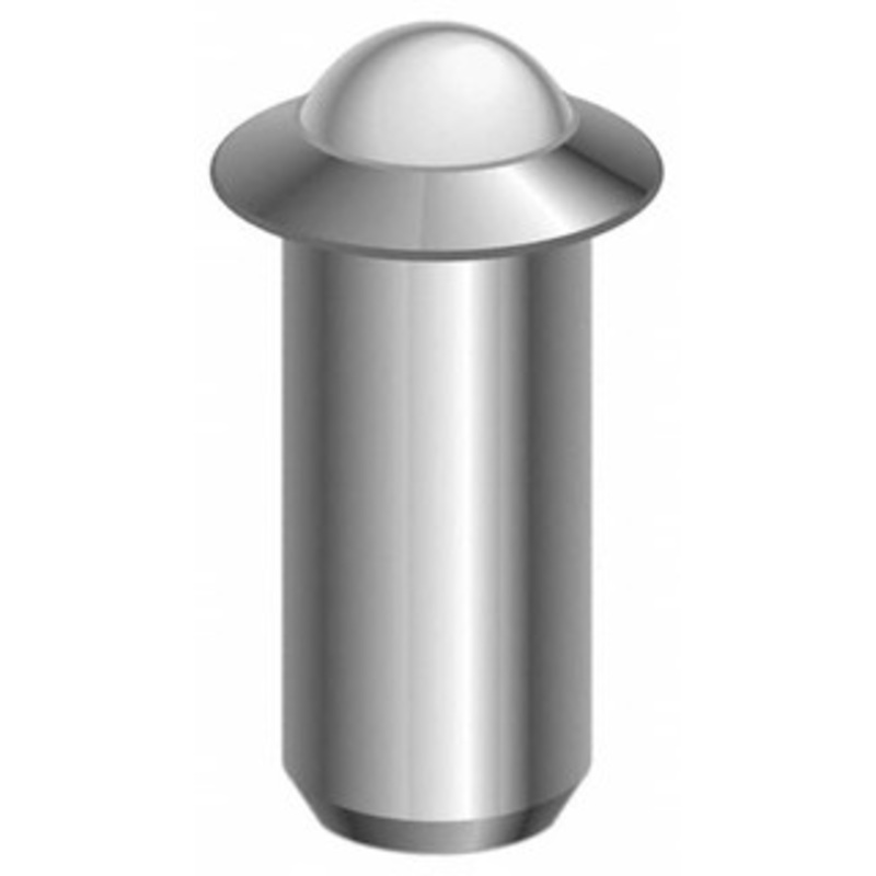 Gibraltar 0.0643 Body Length x 5/16 Body Diam, 2 Lb Init to 5 Lb Final End Force, Steel Press Fit Ball Plunger 1/4 Ball Diam, 0.09 Max Ball Reach, 0.045 Flange Thickness SWPFN10-5BLCZ-G – 59590356