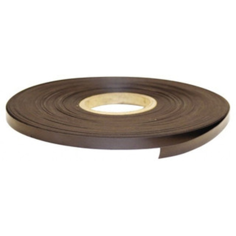 Mag-Mate 100 ft. Long x 3 Wide x 1/16 Thick Flexible Magnetic Strip 36 Lb Max Pull Force, 18 Linear Ft/Lb Magnetic Pull Force, Adhesive Back MRA060X0300X100 – 00265231