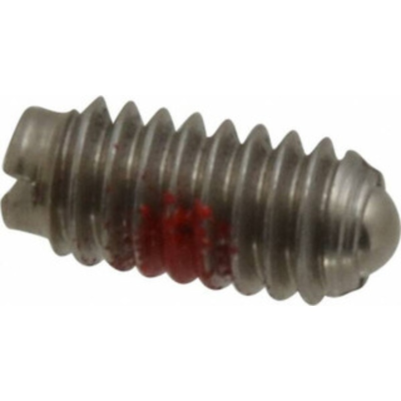 Gibraltar 8-32, 0.093 Ball Diam, 11/32 Body Length, 0.025 Max Ball Reach, Threaded Ball Plunger Steel Body, Steel Ball, 0.5 Lb Initial End Force, 1.25 Lb Final End Force, Locking Element 10100B – 65220048