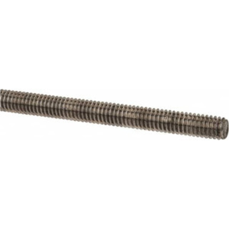 Made in USA 5/8-11 x 6 ft. Low Carbon Steel Threaded Rod Right Hand Thread, Zinc Plated Finish, UNC 03136 – 66050204