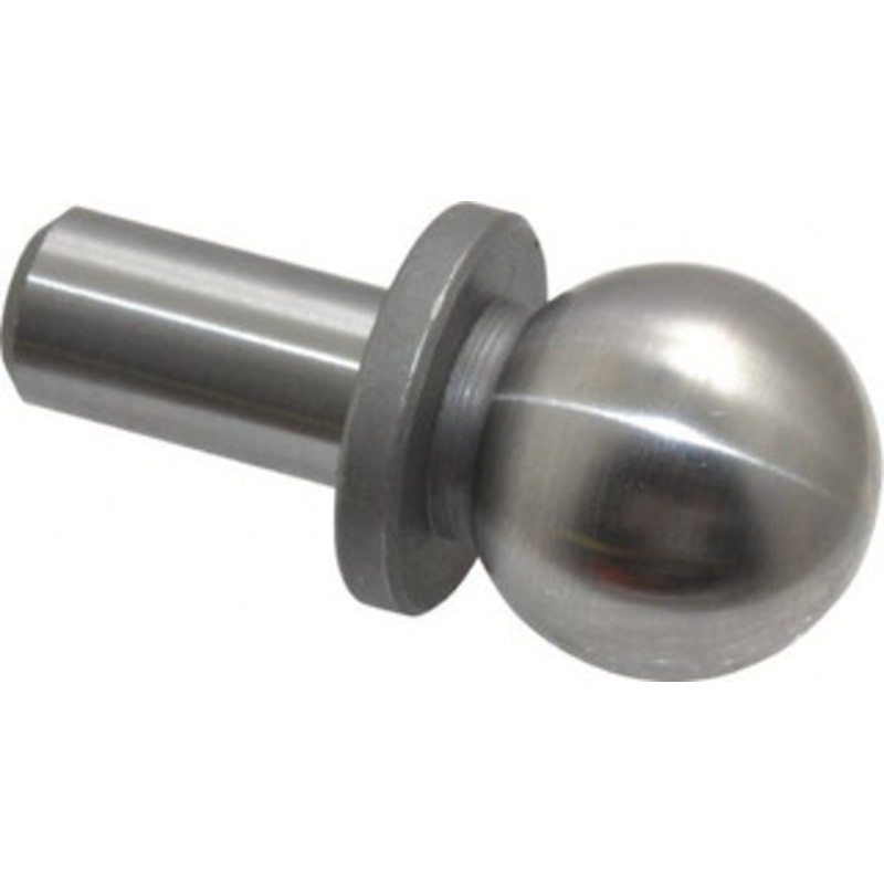 Gibraltar 3/4 Ball Diam, 3/8 Shank Diam, Steel Inspection Tooling Ball Slip-Fit Shank, 1-1/4 Ball Center to Shank Bottom, 1/2 Ball Center to Shoulder Bottom, with Shoulder 826830-G – 64214364