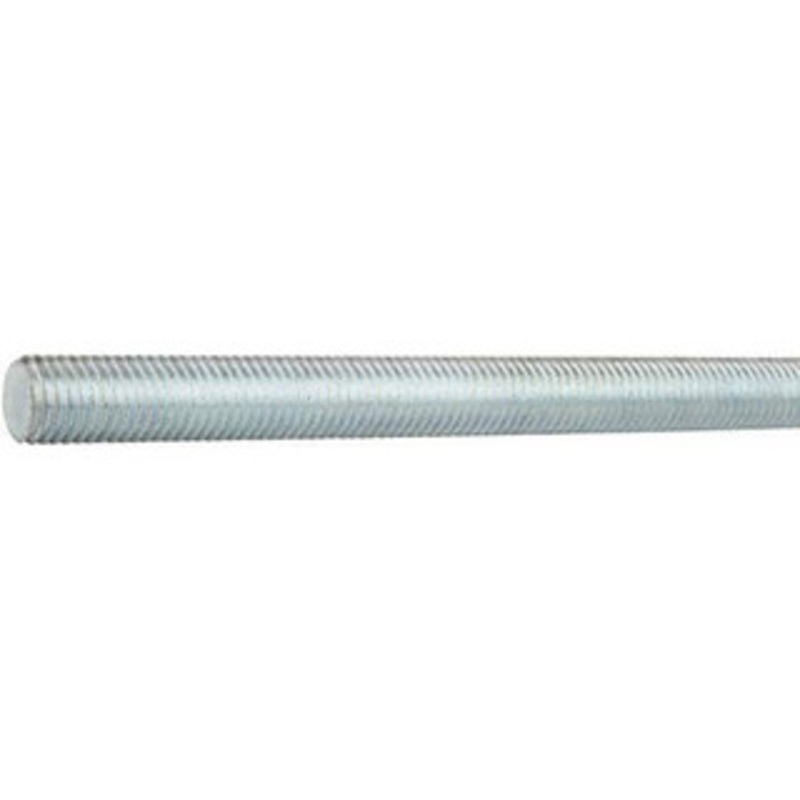 Made in USA 5/8-11 x 10 ft. Medium Carbon Steel General Purpose Threaded Rod Right Hand Thread, Zinc Plated Finish, UNC 03137 – 42390138