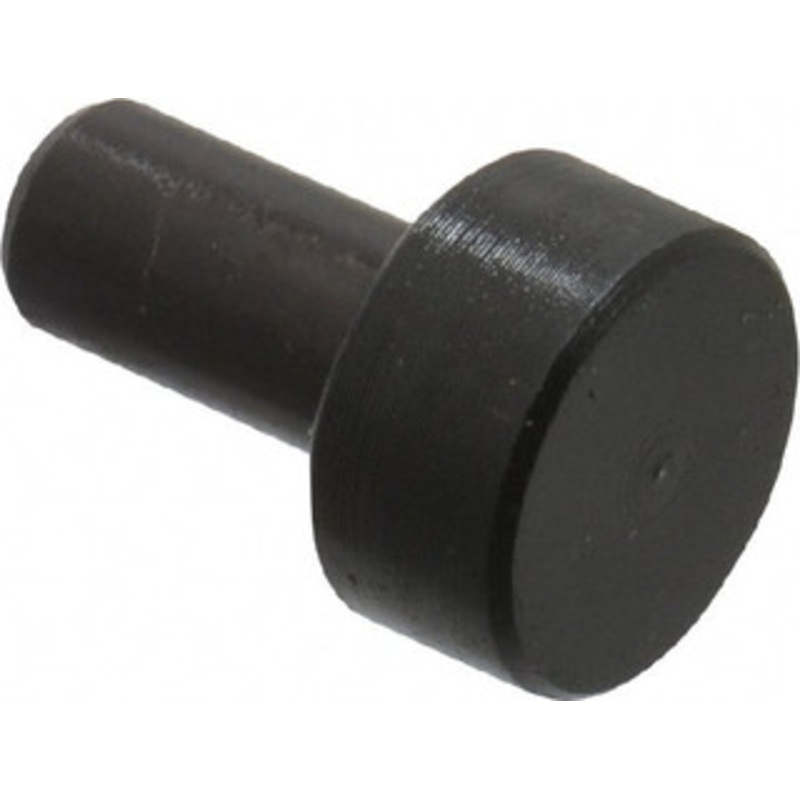 Gibraltar 3/4 OAL, 1/4 Head Height, 1/2 OD, Hardened Steel, Ground, Press Fit Rest Button Black Oxide Coating, 1/4 Pin Diam, 1/2 Long Pin 64255722 – 64255722