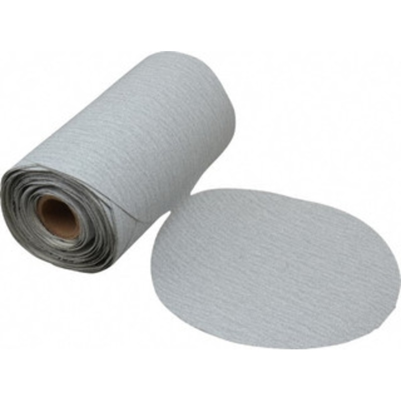 Made in USA 6 Diam, 150 Grit Silicon Carbide Adhesive PSA Disc Very Fine Grade, B Weighted Paper Backing, For Low Speed Dual-Action Sanders, Random Orbital Sanders 809775-57627 – 05841507