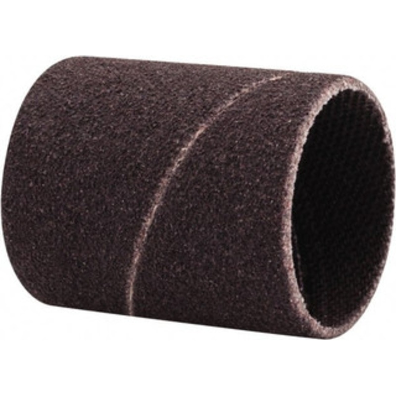 Made in USA 120 Grit Aluminum Oxide Coated Spiral Band 3/4 Diam x 1 Wide, Fine Grade 01-0213-00 – 00463356