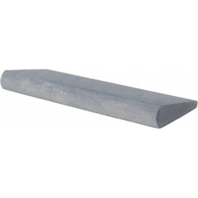 Made in USA 4-1/2 Long x 1-3/4 Diam x 1/2 Thick, Silicon Carbide Sharpening Stone Round, Fine Grade U183C – 71459200