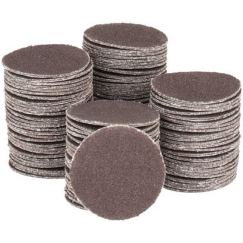 Tru-Maxx 1 Diam, 180 Grit Aluminum Oxide Adhesive PSA Disc Very Fine Grade, X Weighted Cloth Backing, For Right Angle/Vertical Shaft Portable Grinders 7000100-180 – 78281581