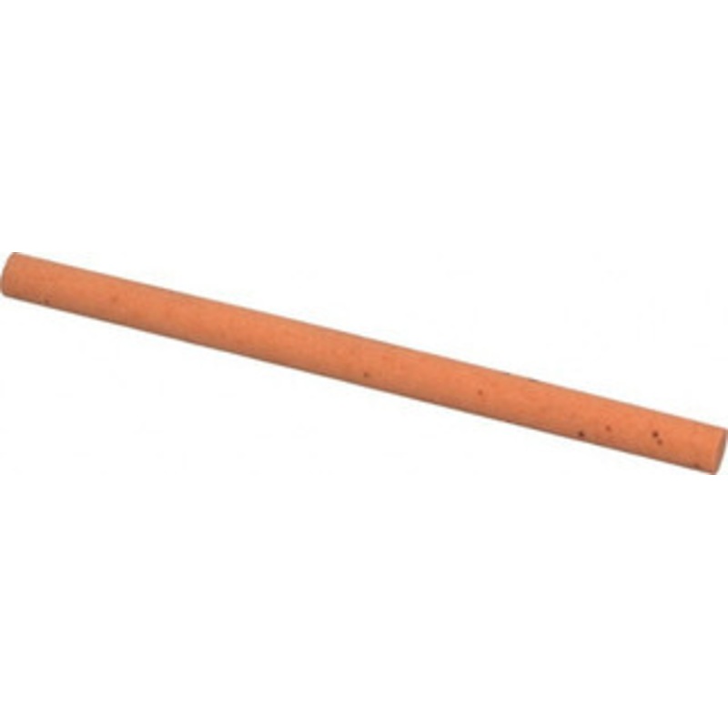 Made in USA 4 Long x 1/4 Diam x 1/4 Thick, Aluminum Oxide Sharpening Stone Round, Fine Grade UF26 – 05110945