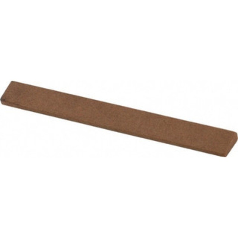 Made in USA 7/16 Wide x 4 OAL, Aluminum Oxide Sharpening Stone Oval Tapered, Medium Grade, 220 Grit U319A – 05113196