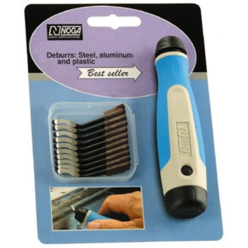 Noga 10 Piece High Speed Steel Hand Deburring Tool Set Blade Type S10, For Holes, Straight Edges, Curved Edges NG8150 – 85424562