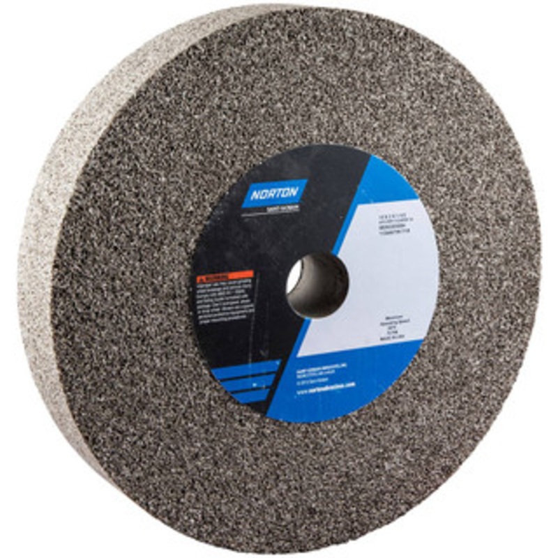 Norton 24 Grit Aluminum Oxide Bench & Pedestal Grinding Wheel 12 Diam x 1-1/2 Hole x 2 Thick, 2070 Max RPM, Very Coarse Grade 66253263054 – 78643434
