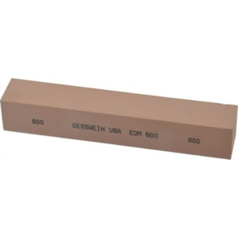 Made in USA 600 Grit Aluminum Oxide Square Polishing Stone Super Fine Grade, 1 Wide x 6 Long x 1 Thick 890-6274 – 05094636