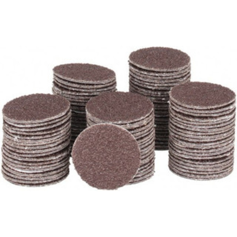 Tru-Maxx 1 Diam, 80 Grit Aluminum Oxide Adhesive PSA Disc Medium Grade, X Weighted Cloth Backing, For Right Angle/Vertical Shaft Portable Grinders 7000100-80 – 78281508