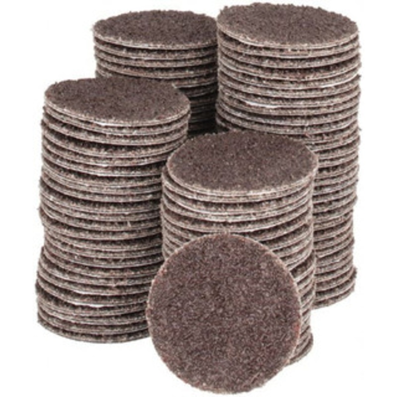 Tru-Maxx 1 Diam, 50 Grit Aluminum Oxide Adhesive PSA Disc Coarse Grade, X Weighted Cloth Backing, For Right Angle/Vertical Shaft Portable Grinders 7000100-50 – 78281524