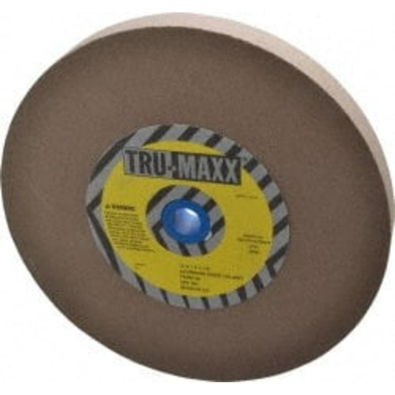Tru-Maxx 120 Grit Aluminum Oxide Bench & Pedestal Grinding Wheel 10 Diam x 1-1/4 Hole x 1 Thick, 3250 Max RPM, P Hardness, Fine Grade , Vitrified Bond 66253255173 – 74855149