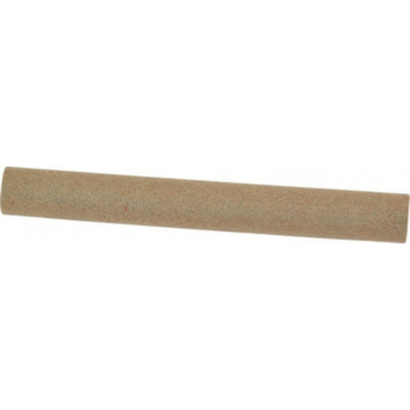 Made in USA 4 Long x 1/2 Diam x 1/2 Thick, Aluminum Oxide Sharpening Stone Round, Medium Grade UM32 – 05111026