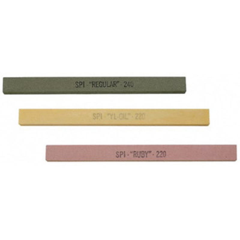 Made in USA 400 Grit Silicon Carbide Square Polishing Stone Super Fine Grade, 1/4 Wide x 6 Long x 1/4 Thick REG40014S6 – 05943170