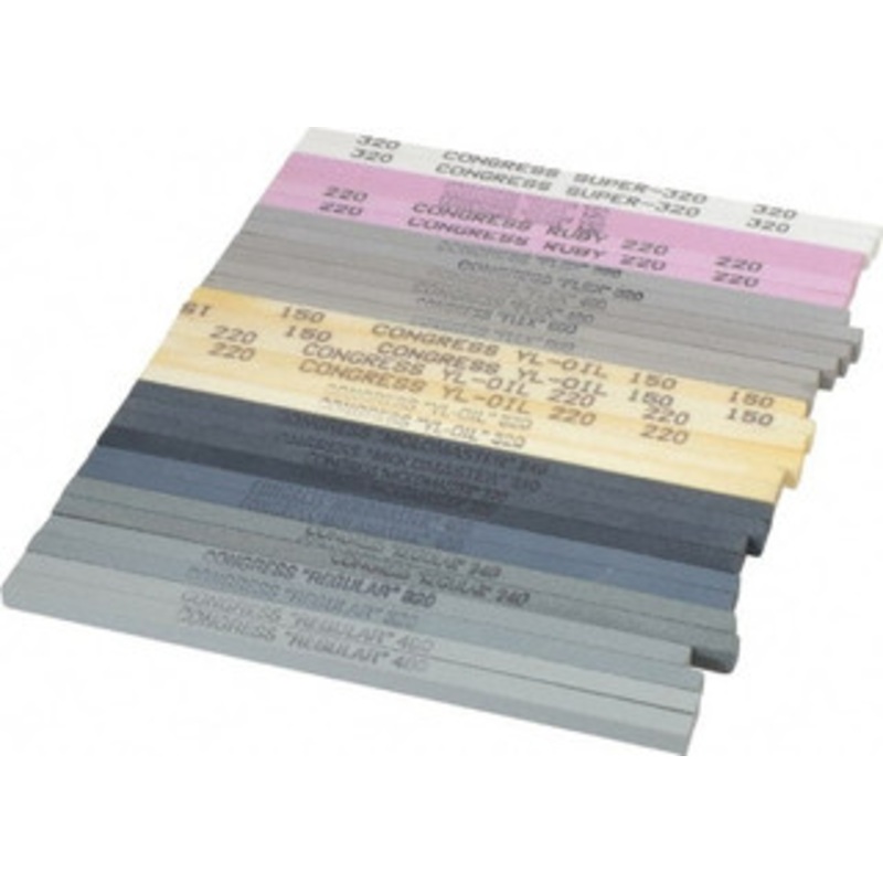 Made in USA 30 Piece Aluminum Oxide Polishing Stone Kit Coarse, Medium & Fine 81-300-6 – 05942842