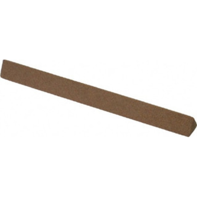 Made in USA 4 Long x 3/8 Wide x 3/8 Thick, Aluminum Oxide Sharpening Stone Triangle, Medium Grade UM14 – 05110523
