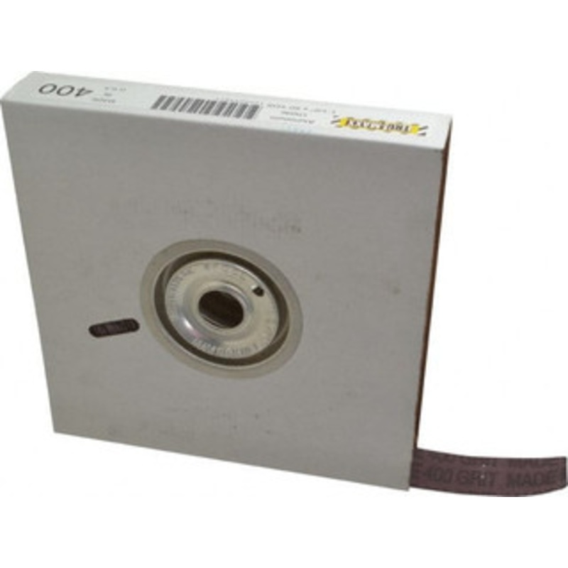 Tru-Maxx 1-1/2 x 50 Yd 400 Grit Aluminum Oxide Shop Roll Super Fine Grade, J Weighted Cloth Backing 50122 – 04009387