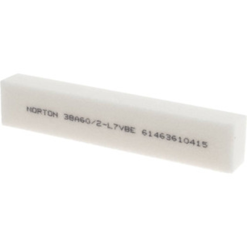Norton 60 Grit Aluminum Oxide Rectangular Dressing Stick 4 x 1/2 x 3/4, Medium Grade, Vitrified Bond 61463610415 – 56948292