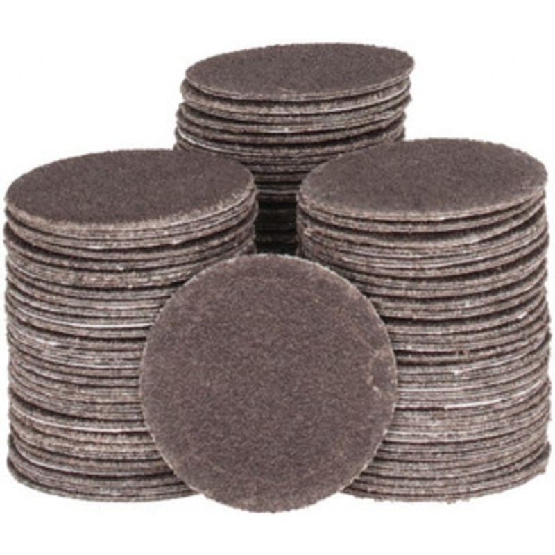 Tru-Maxx 1-1/2 Diam, 100 Grit Aluminum Oxide Adhesive PSA Disc Fine Grade, X Weighted Cloth Backing, For Right Angle/Vertical Shaft Portable Grinders 7000150-100 – 78281490