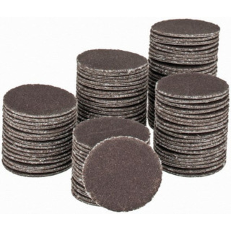 Tru-Maxx 3/4 Diam, 320 Grit Aluminum Oxide Adhesive PSA Disc Extra Fine Grade, X Weighted Cloth Backing, For Right Angle/Vertical Shaft Portable Grinders 7000075-320 – 78280575