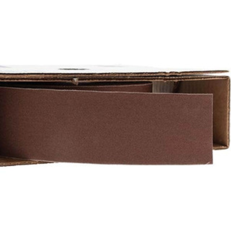 Norton 2 x 50 Yd 320 Grit Aluminum Oxide Shop Roll Extra Fine Grade, J Weighted Cloth Backing 66261126291 – 00404327