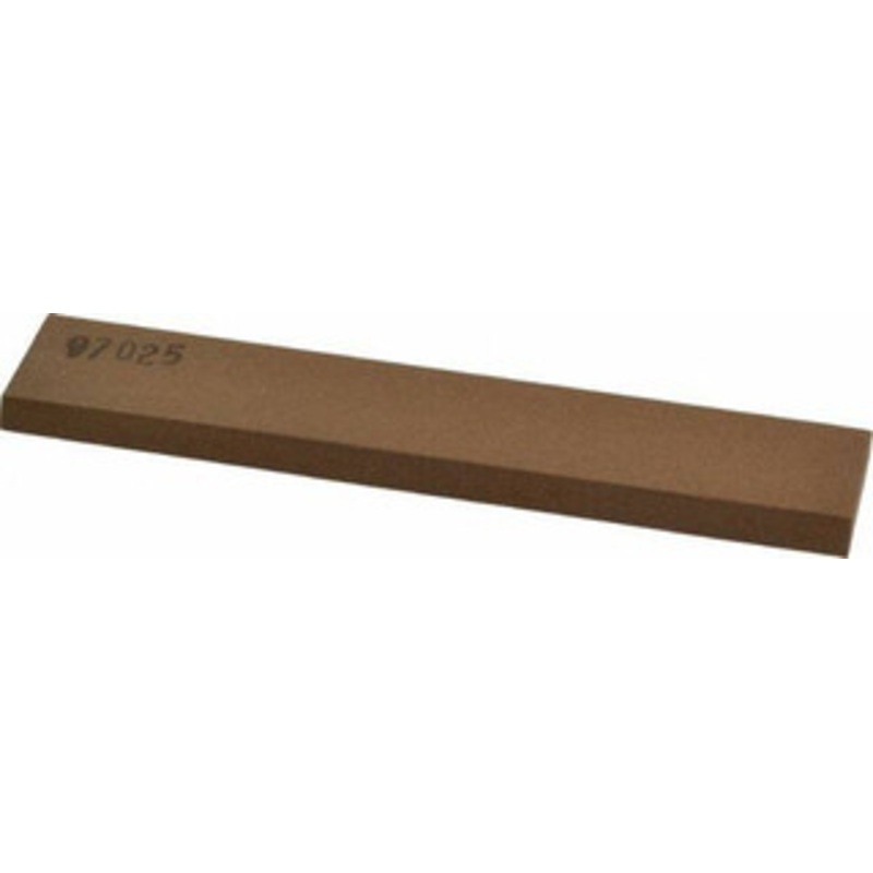 Made in USA 6 Long x 1 Wide x 1/4 Thick, Aluminum Oxide Sharpening Stone Rectangle, Medium Grade UMT126 – 71459085