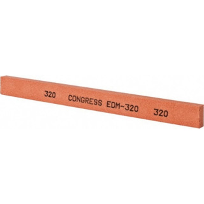 Made in USA 320 Grit Aluminum Oxide Rectangular Polishing Stone Extra Fine Grade, 1/2 Wide x 6 Long x 1/4 Thick 81-498-8 – 05943329