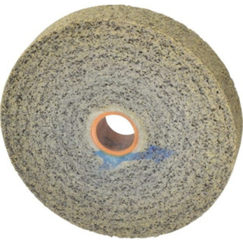 Made in USA 6 Diam, 1 Face Width, 1 Center Hole, Medium Grade, Silicon Carbide Deburring Wheel Convolute, Medium Density 7 Grade, 4,500 RPM 6X1X1 T100 7S M – 00537001