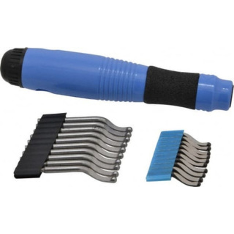 Noga 21 Piece Cobalt & High Speed Steel Hand Deburring Tool Set Blade Type S100, N1, For Holes, Straight Edges, Curved Edges SG2001 – 80697691