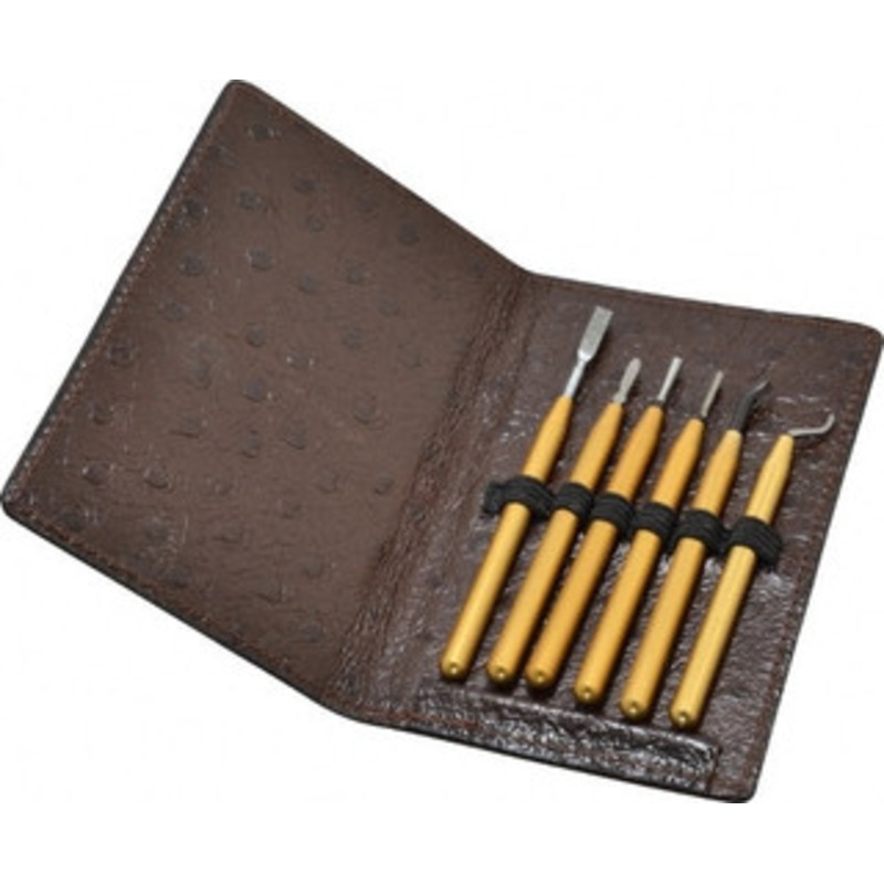Shaviv 6 Piece High Speed Steel Hand Deburring Tool Set Blade Type UF1, US1, US2, US3, US4, UB38, For Flat Surfaces, Hole Edges, Straight Edges 154-29079 – 05754460
