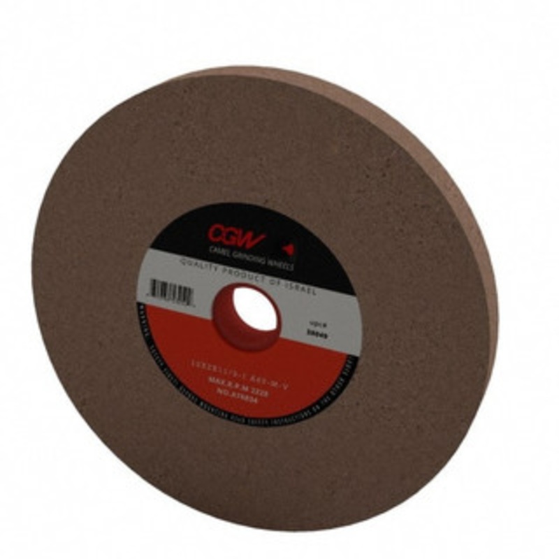CGW Abrasives 60 Grit Aluminum Oxide Bench & Pedestal Grinding Wheel 12 Diam x 1-1/2 Hole x 2 Thick, 2220 Max RPM, M Hardness, Medium Grade , Vitrified Bond 38049 – 01156058