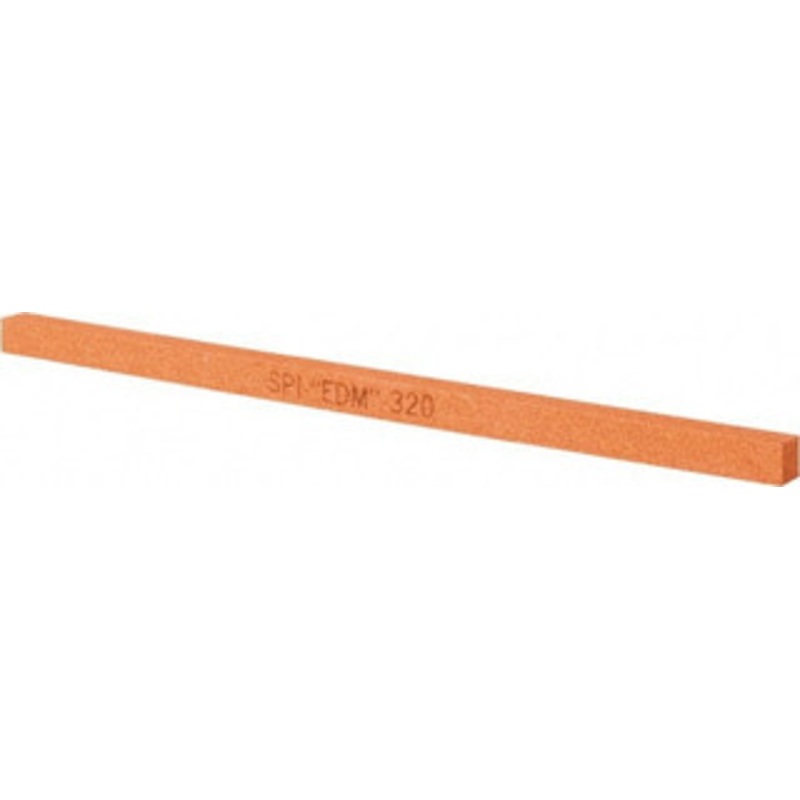 Made in USA 320 Grit Aluminum Oxide Square Polishing Stone Extra Fine Grade, 1/4 Wide x 6 Long x 1/4 Thick 81-488-9 – 05943378